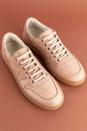 Gondol Içi Dışı Hakiki Deri Günlük Rahat Ayakkabı gnd.20604 - Vizon - 42