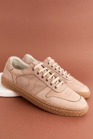 Gondol Içi Dışı Hakiki Deri Günlük Rahat Ayakkabı gnd.20604 - Vizon - 42