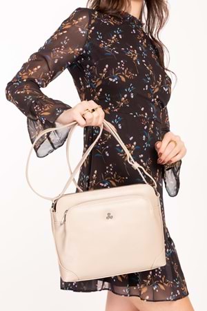 Gondol Kadın Günlük Postacı Çantası ysm.1300 - Bej - TEK EBAT