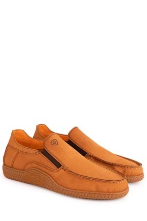 Gondol Içi Dışı Hakiki Deri Hafif Günlük Rahat Ayakkabı src.830 - Taba - 40