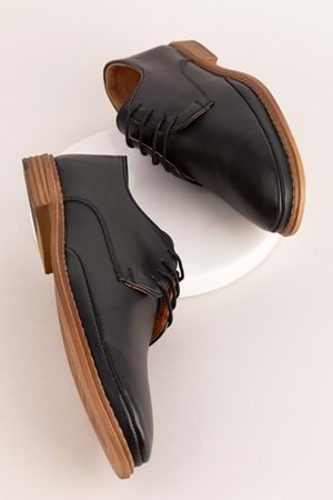 Gondol Içi Dışı Hakiki Deri Hafif Günlük Rahat Ayakkabı src.850 - Siyah - 40