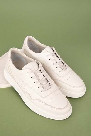 Gondol Erkek Içi Dışı Hakiki Deri Günlük Rahat Ayakkabı tnl.7056 - Buz Gri - 40