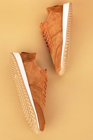 Gondol Erkek Içi Dışı Hakiki Süet Deri Günlük Rahat Ayakkabı tnl.8061 - Taba Süet - 41