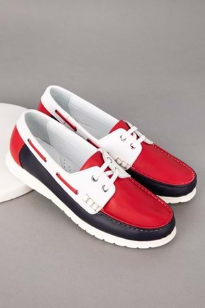 Gondol Kadın İçi Dışı Hakiki Deri Esnek Hafif Rahat Loafer ell.7005 - Tommy - 40