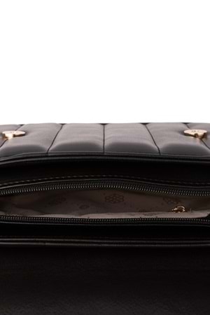 Gondol Kadın Günlük Küçük El ve Omuz Çantası ald.1448 - Siyah