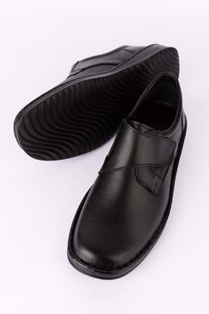 Gondol Erkek Hakiki Deri Günlük Klasik Ayakkabı kml.2029 - Siyah - 42