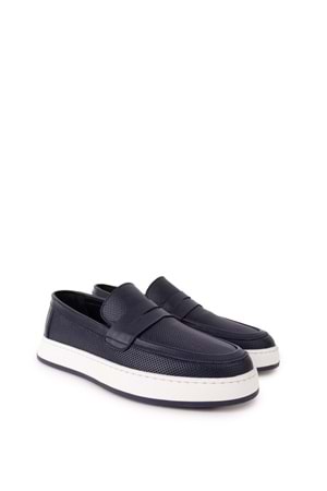 Gondol Içi Dışı Hakiki Deri Hafif Günlük Rahat Ayakkabı sf.3030 - Lacivert - 41