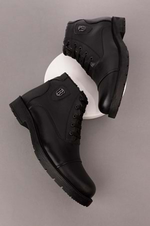 Gondol Erkek Hakiki Deri İçi Kürklü Günlük Bot kn.855 - Siyah - 44