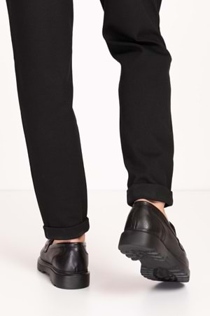 Gondol Içi Dışı Hakiki Deri Hafif Günlük Rahat Ayakkabı src.464 - Siyah - 43