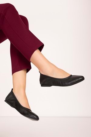 Gondol Hakiki Deri Günlük Babet alpx.623 - Siyah - 36