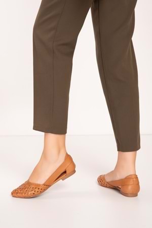 Gondol Hakiki Deri Günlük Babet alpx.230 - Taba - 36