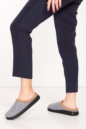 GONDOL İÇİ KÜRKLÜ RAHAT VE HAFİF EV TERLİĞİ EV.216 - Gri - 37