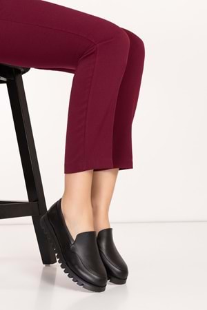 Gondol Hakiki Deri Günlük Rahat Ayakkabı alpx.8091 - Siyah - 40