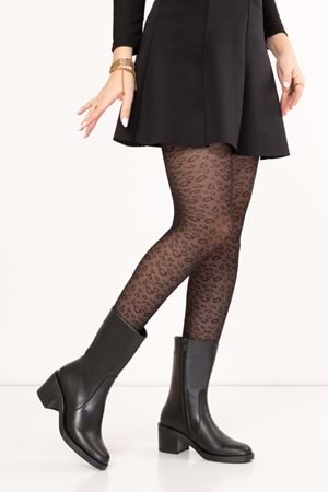 Gondol Hakiki Deri Günlük Şık Uzun Bot wst.2273 - Siyah - 39