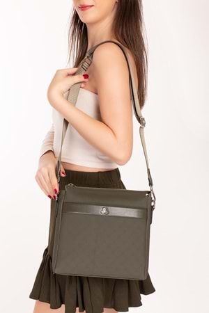 Gondol Kadın Çapraz Askı Günlük Çanta ysm.2053 - Haki - TEK EBAT