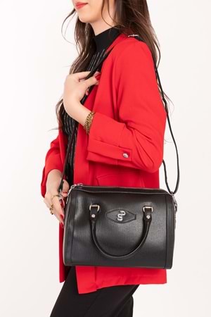 Gondol Kadın Şık El Çantası sp.1091 - Siyah - TEK EBAT