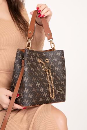 Gondol Kadın Günlük Çapraz Çanta sp.967 - Kahverengi - TEK EBAT