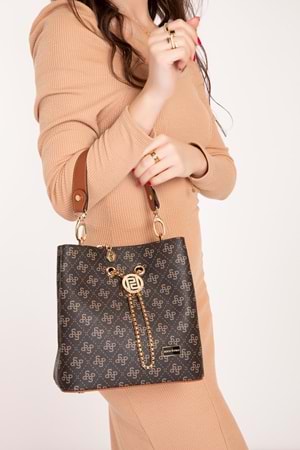 Gondol Kadın Günlük Çapraz Çanta sp.967 - Kahverengi - TEK EBAT