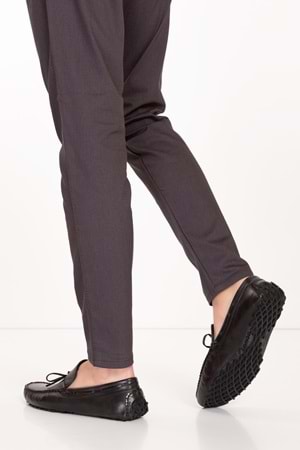 Gondol Erkek Hakiki Deri Hafif Taban Loafer Ayakkabı tx.14021 - Siyah - 40