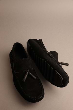 Gondol Erkek Hakiki Deri Klasik Loafer Siyah 39 ttx.205