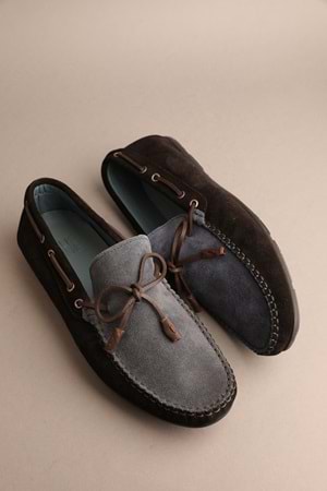 Gondol Erkek Hakiki Deri Klasik Loafer Siyah Kombin 41 ttx.265