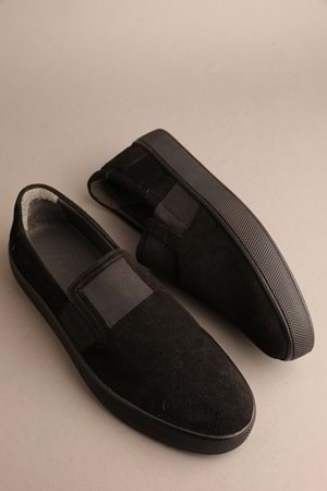 Gondol Erkek Hakiki Deri Klasik Loafer Siyah Süet 41 ttx.275