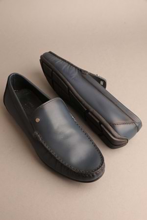 Gondol Erkek Hakiki Deri Klasik Loafer Lcivert 41 ttx.277