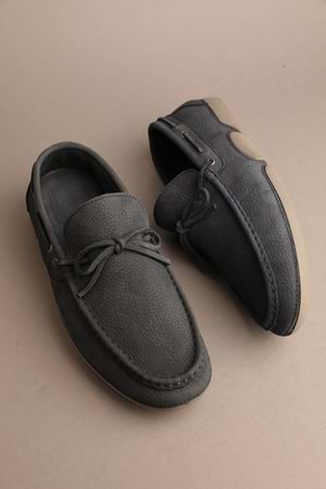 Gondol Erkek Hakiki Deri Klasik Loafer Lacivert 42 ttx.287
