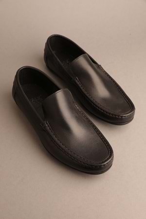 Gondol Erkek Hakiki Deri Klasik Loafer Siyah 41 ttx.20114