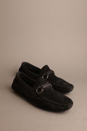 Gondol Erkek Hakiki Deri Klasik Loafer Siyah Süet 41 ttx.20153