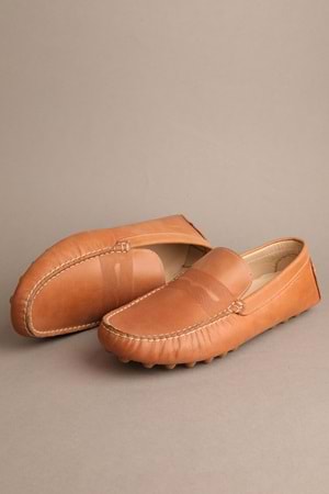 Gondol Erkek Hakiki Deri Klasik Loafer Taba 42 ttx.20156
