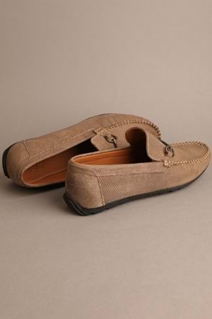 Gondol Erkek Hakiki Deri Klasik Loafer Vizon 41 ttx.20165