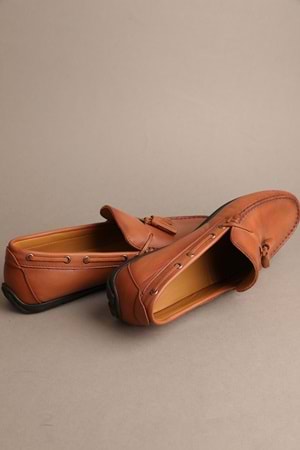 Gondol Erkek Hakiki Deri Klasik Loafer Kahverengi 41 ttx.20177