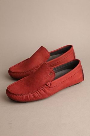 Gondol Erkek Hakiki Deri Klasik Loafer Bordo 42 ttx.20182