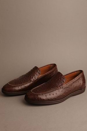 Gondol Erkek Hakiki Deri Klasik Loafer Kahverengi 42 ttx.20196