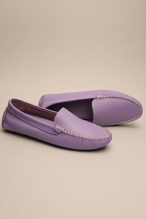 Gondol Kadın Hakiki Deri Klasik Loafer Lila 37 ttx.7012