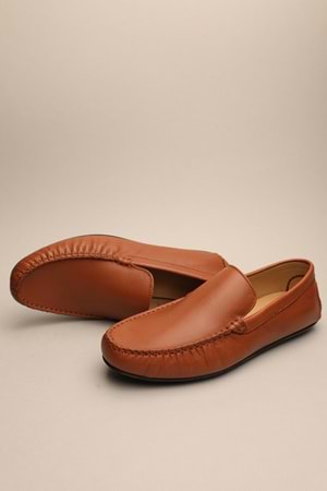 Gondol Erkek Hakiki Deri Klasik Loafer Taba 42 ttx.640