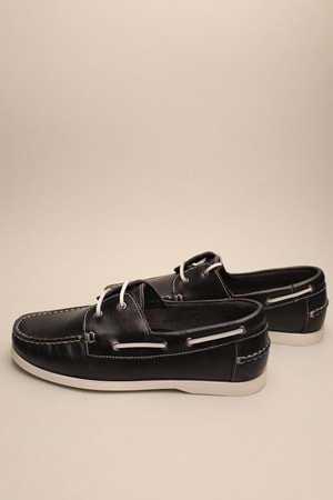 Gondol Erkek Hakiki Deri Klasik Loafer Siyah 42 ttx.644