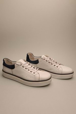 Gondol Erkek Hakiki Deri Klasik Casual Beyaz 41 ttx.509