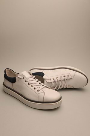 Gondol Erkek Hakiki Deri Klasik Casual Beyaz 41 ttx.509