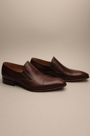 Gondol Erkek Hakiki Deri Klasik Kösele Kahverengi 42 ttx.123