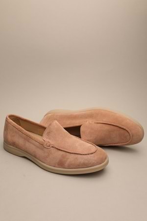 Gondol Erkek Hakiki Deri Klasik Loafer Gül Kurusu 40 ttx.660