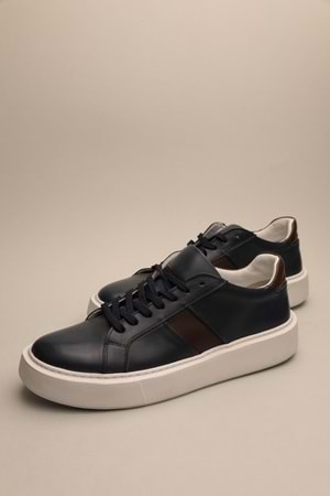 Gondol Erkek Hakiki Deri Klasik Casual Lacivert 41 ttx.510