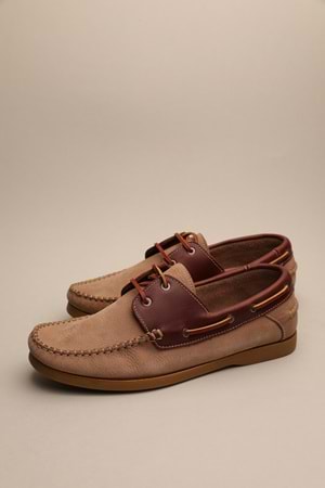 Gondol Erkek Hakiki Deri Klasik Loafer Vizon 41 ttx.672