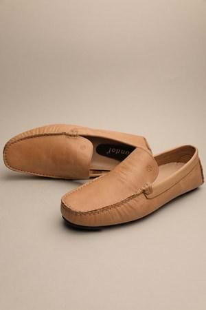 Gondol Erkek Hakiki Deri Klasik Loafer Camel 42 ttx.687