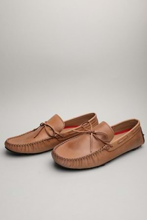Gondol Erkek Hakiki Deri Klasik Loafer Camel 41 ttx.691