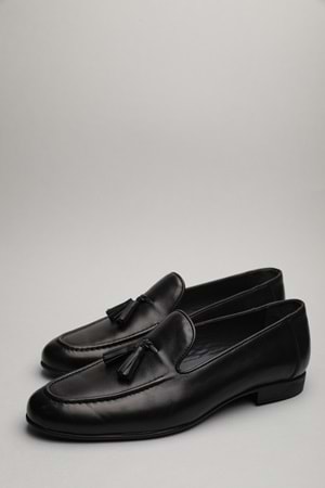 Gondol Erkek Hakiki Deri Klasik Loafer Siyah 41 ttx.693