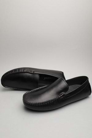 Gondol Erkek Hakiki Deri Klasik Loafer Siyah 42 ttx.6016