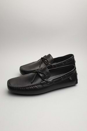 Gondol Erkek Hakiki Deri Klasik Loafer Siyah 42 ttx.60114
