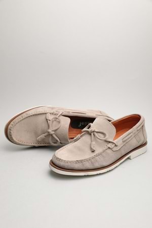 Gondol Erkek Hakiki Deri Klasik Loafer Vizon Süet 42 ttx.60121
